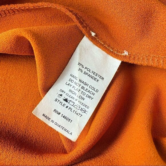 Monteau - Trendy Plus Size Scalloped Off-The-Shoulder Dress - Picture 9 of 9